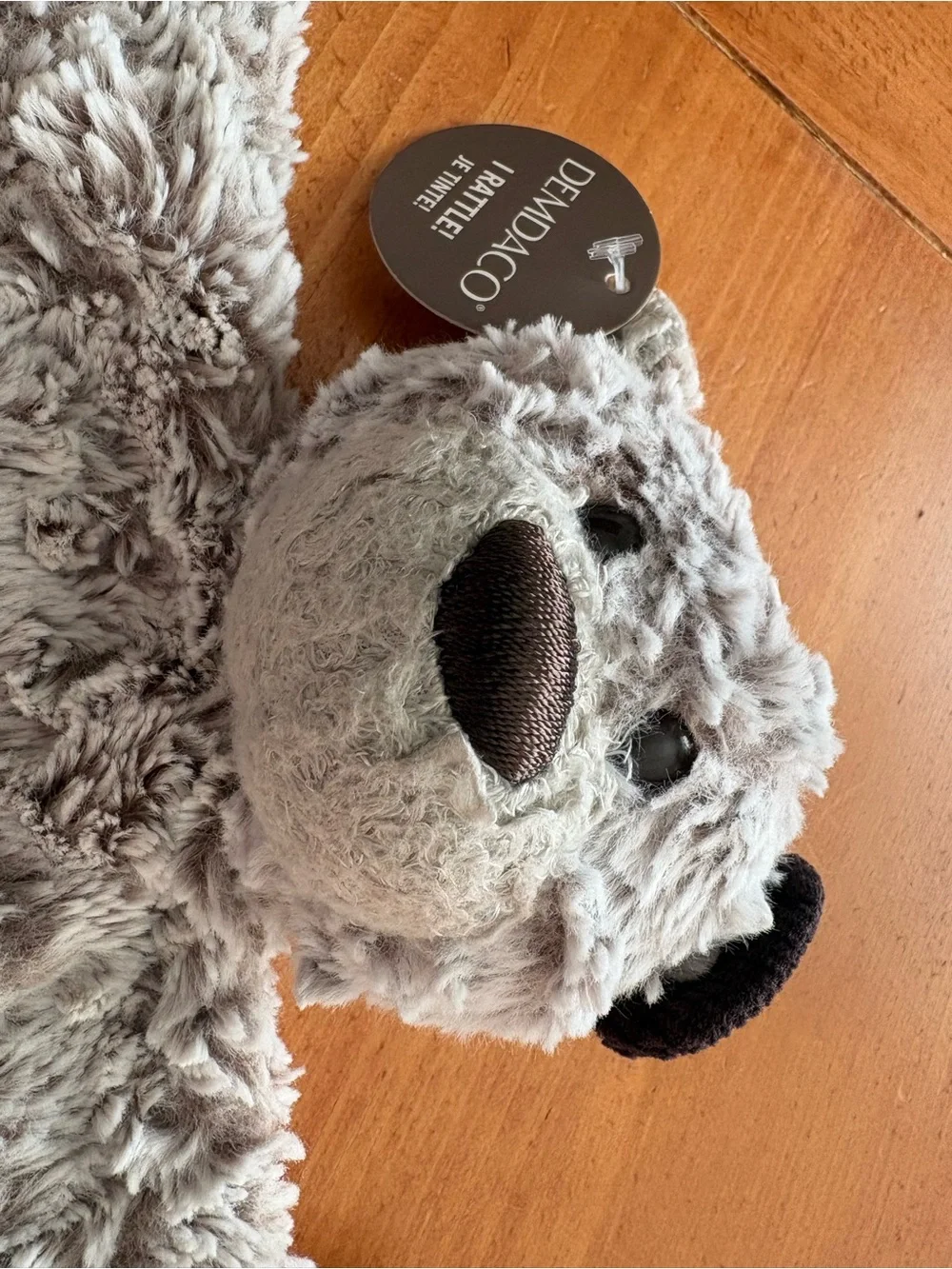 Demdaco Giving Collection Bear Rattle Blankie, Brand New